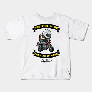 Honda Monkey this is as fast as it goes Kids T-Shirt